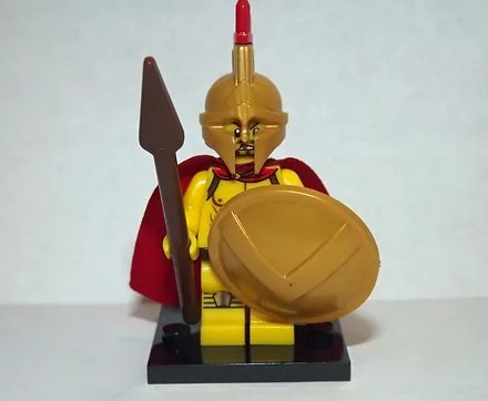 KoloToys Minifigure 300 Movie King Leonidas Spartan Warrior greek Minifigure Toys