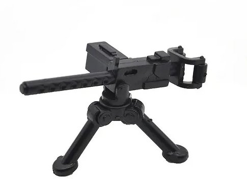 KoloToys Minifigure 50 Cal Machine Gun on tripod Weapon military Gun Army War Minifigure Toys