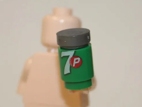 KoloToys Minifigure 7up Soda Pop coke Can for Minifigure Toys