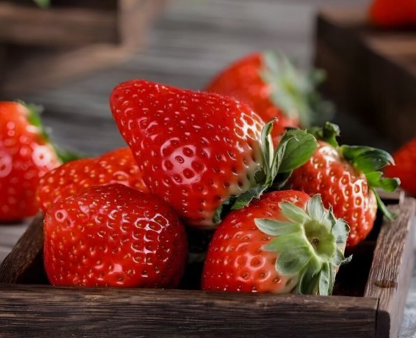 Red Strawberry 100 Seeds Big Flesh Fruit Perennial Container Garden Usa Home Garden Seeds