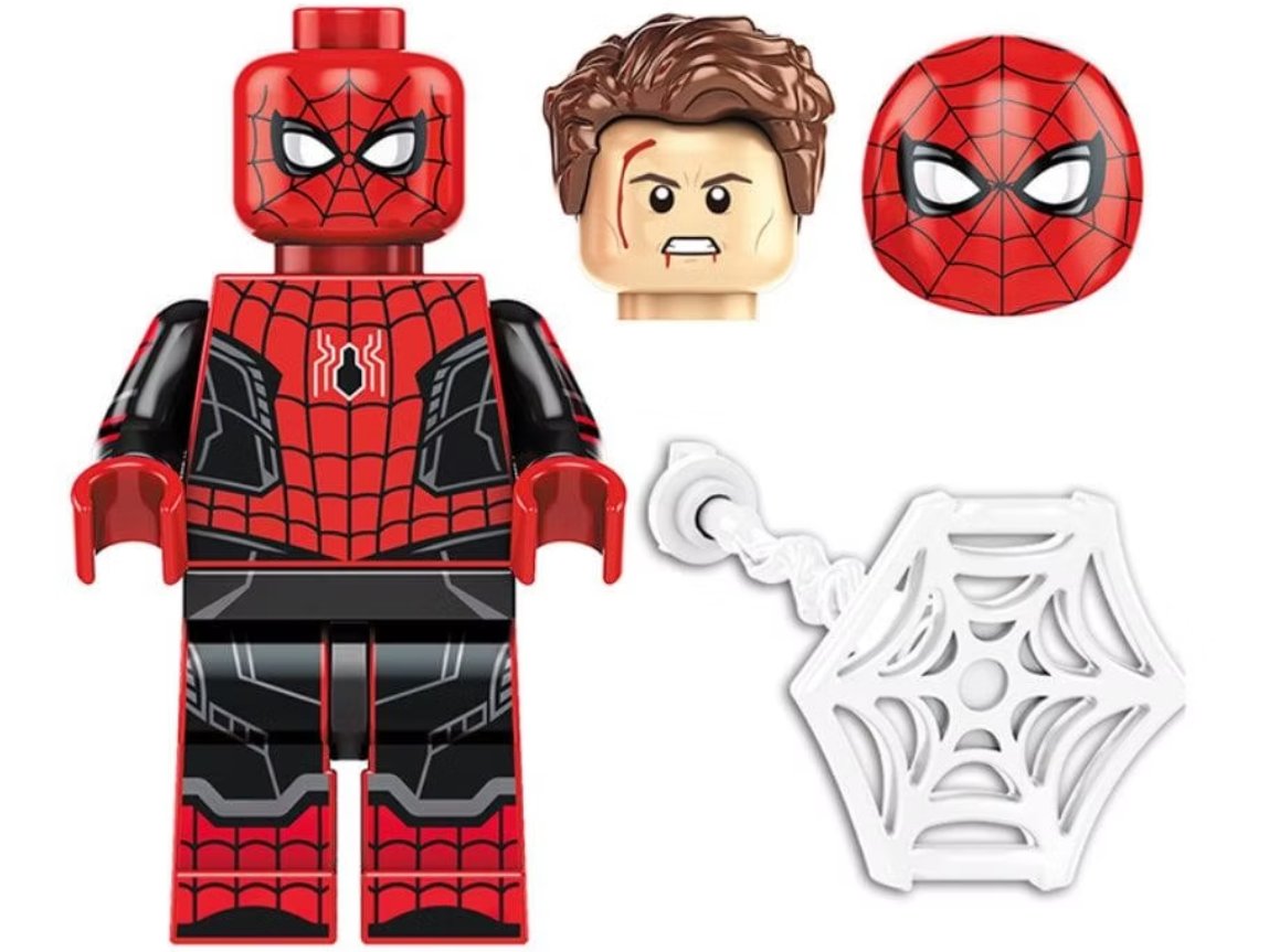 KoloToys Spider-Man Minifigure (Tom Holland) Superhero Minifigures