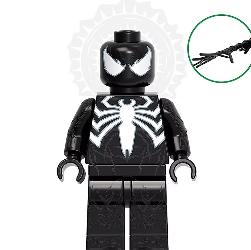 KoloToys Insomniac Symbiote Spider-Man Minifigure Superhero Minifigures