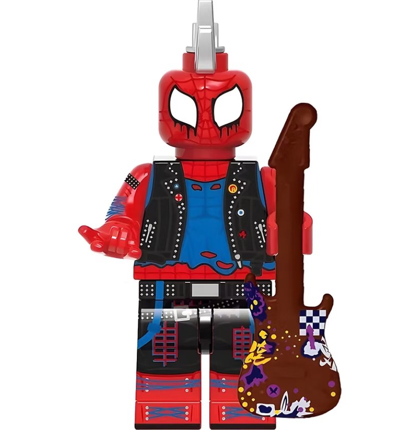 KoloToys Spider-Punk Minifigure Superhero Minifigures