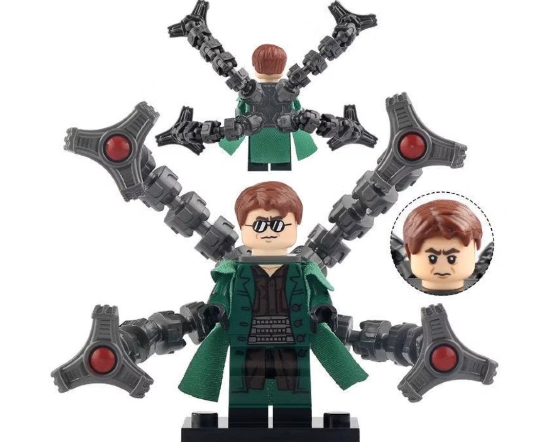 KoloToys Doctor Octopus Minifigure Superhero Minifigures