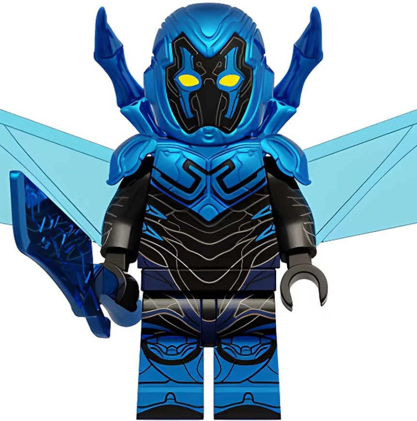 KoloToys Blue Beetle Minifigure Superhero Minifigures