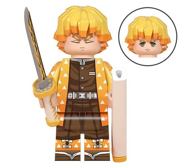 KoloToys Zenitsu Minifigure Superhero Minifigures