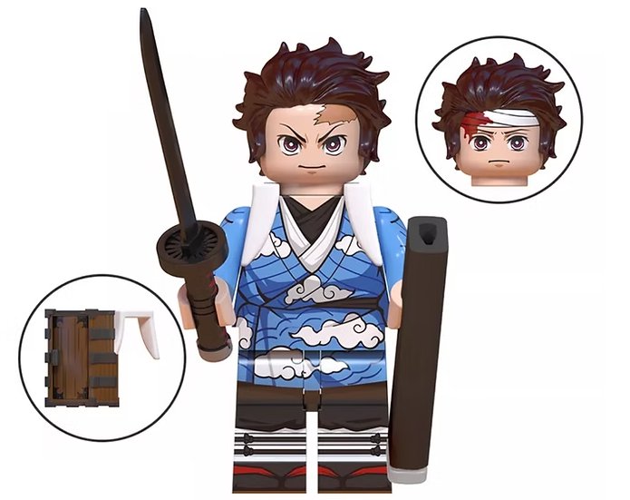 KoloToys Tanjiro Minifigure Superhero Minifigures