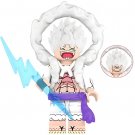 KoloToys Luffy Nika Gear 5 Minifigure (White) Superhero Minifigures