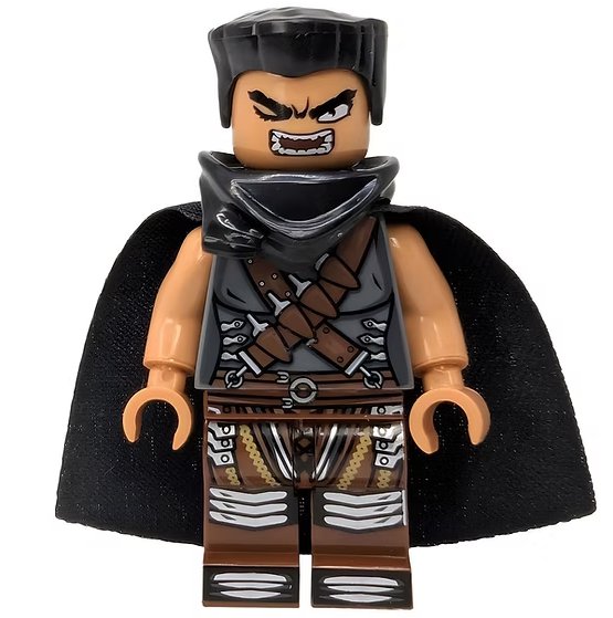 KoloToys Black Swordsman Guts Minifigure Superhero Minifigures