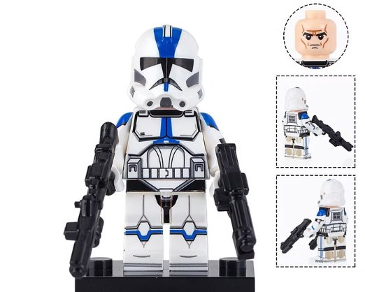 KoloToys 501st Legion Clone Trooper Minifigure Superhero Minifigures