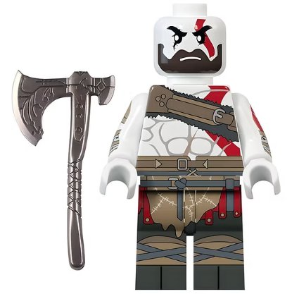 KoloToys Kratos Ragnarok Minifigure Superhero Minifigures