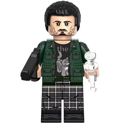 KoloToys Frenchie Minifigure Superhero Minifigures
