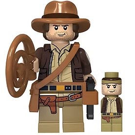 KoloToys Gift IIndiana Jones Minifigure Superhero Minifigures