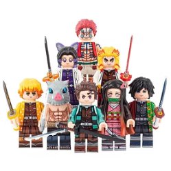 KoloToys Demon Slayer 8 Set Rare Minifigures Superhero Minifigures