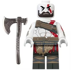 KoloToys Kratos (Ragnarok) Minifigure Superhero Minifigures