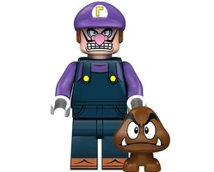 KoloToys Waluigi Minifigure Superhero Minifigures