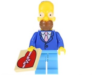 KoloToys Homer Simpson Minifigure Superhero Minifigures