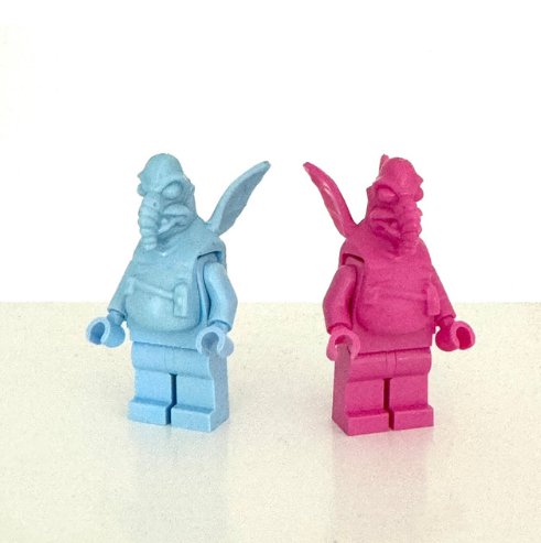 KoloToys Toydarian Star Wars Blue and Pink Watto Minifigures