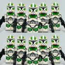 KoloToys 10x Horn Company Clone Trooper Star Wars The Clone Wars Phase 1 Minifigures