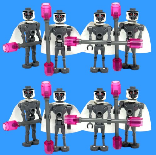 KoloToys TCS Magnaguard Star Wars General Grievous' Bodyguard IG Droid 8 Magnaguards Minifigures