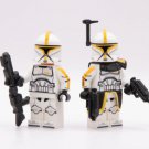 KoloToys Phase 1 Clone Trooper Star Wars Attack of the Clones 1x Commander (Yellow) Minifigures