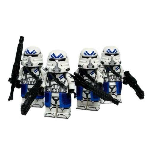 KoloToys 5th Fleet 4x Clone Sharpshooters Star Wars Battlefront Clone Trooper Minifigures