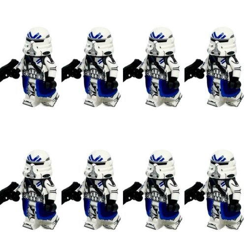 KoloToys 5th Fleet 8x Clone Sharpshooters Star Wars Battlefront Clone Trooper Minifigures