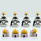 KoloToys Clone Pilot Phase 1 Star Wars Attack of the Clones x4 Pilot+P2 Helmet Minifigures