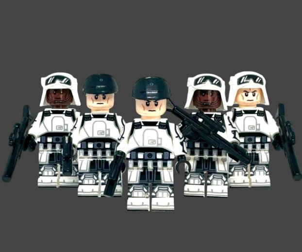 KoloToys 5x ISB Agent Star Wars Andor Imperial Army Troopers Minifigures