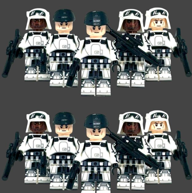 KoloToys 10x ISB Agent Star Wars Andor Imperial Army Troopers Minifigures