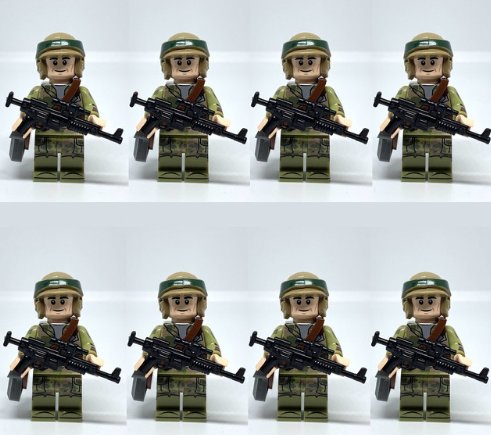 KoloToys 8x Rebel Endor Trooper Star Wars Return of the Jedi Rebellion Soliders Minifigures