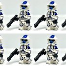 KoloToys 8x 501st ARF Trooper Star Wars Clone Troopers DC-15s Blasters Minifigures