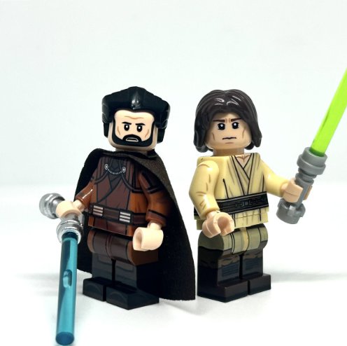KoloToys Jedi Dooku and Quigon Jinn Star Wars Tales of the Jedi Count Dooku Young Minifigure