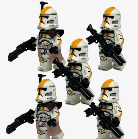 KoloToys 5x 327th Star Corps Clone Trooper Star Wars ARC Troopers Minifigure