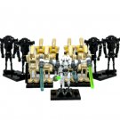 KoloToys White General Grievous and 12x Battle Droid CIS Army Builder Minifigure
