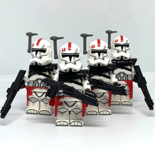 KoloToys 4x Clone BARC Trooper Star Wars Clone Troopers Minifigure