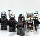 KoloToys The Bad Batch Minifigure Set Star Wars Tech Crosshair Wrecker Echo Hunter Clone Troopers