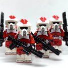KoloToys 4x Coruscant Guard ARF Trooper Minifigures Star Wars Clone Shock Troopers Minifigures