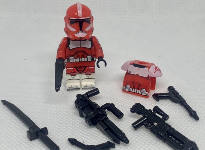 KoloToys Clone Commander Fox Minifigure Star Wars Coruscant Guard Shock Trooper Minifigures