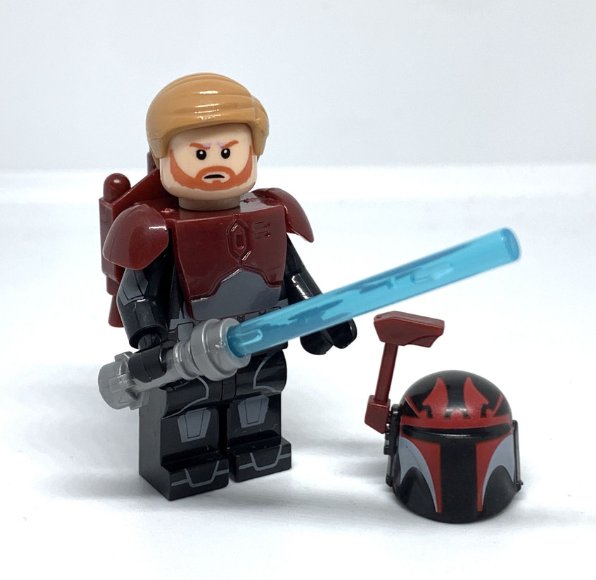 KoloToys Obiwan Kenobi in Mandalorian Armor Minifigure Star Wars Jedi Minifigures