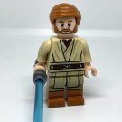 KoloToys Obiwan Kenobi Minifigure Star Wars Revenge of the Sith Jedi with Lightsaber Minifigures
