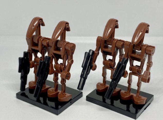 KoloToys Geonosis Battle Droid Minifigures Star Wars B1 Battle Droids Minifigures