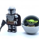 KoloToys Mandalorian and Baby Yoda Minifigures Star Wars Din Djarin Minifigures