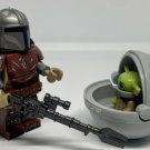 KoloToys Mandalorian and Baby Yoda Minifigures Star Wars Din Djarin and Grogu Minifigures