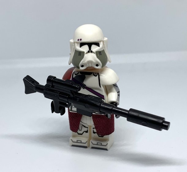 KoloToys Commander Bacara Star Wars Mygeeto Nova Corps Clone Trooper Sniper Rifle Minifigures