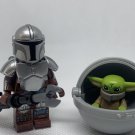 KoloToys Mandalorian and Baby Yoda Minifigures Star Wars Din Djarin and Grogu Minifigures