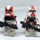 KoloToys Clone Captain Grey and Captain Styles Minifigures Star Wars Clone Troopers Minifigures
