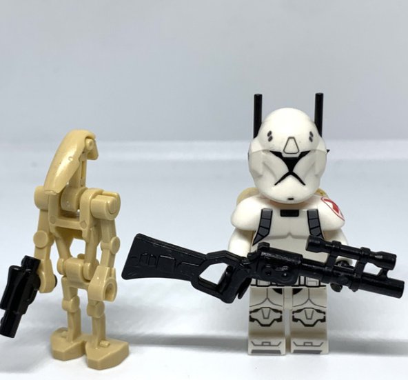 KoloToys Comms Clone Trooper The Clone Wars Comms Trooper vs Battle Droid Minifigures