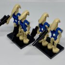 KoloToys Blue Pilot Battle Droid Minifigures Star Wars B1 Battle Droids Minifigures