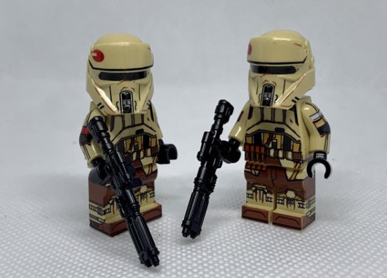 KoloToys 2 Shoretrooper Minifigures Star Wars Imperial Army Scarif Rogue One Minifigures